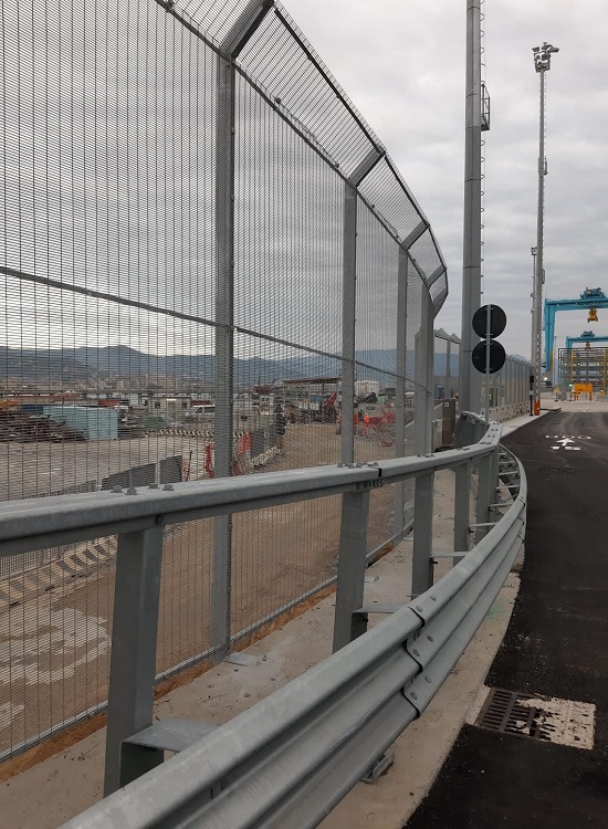 Recintha Safety | Installazione della recinzione ad alta sicurezza presso il porto di Vado Ligure
